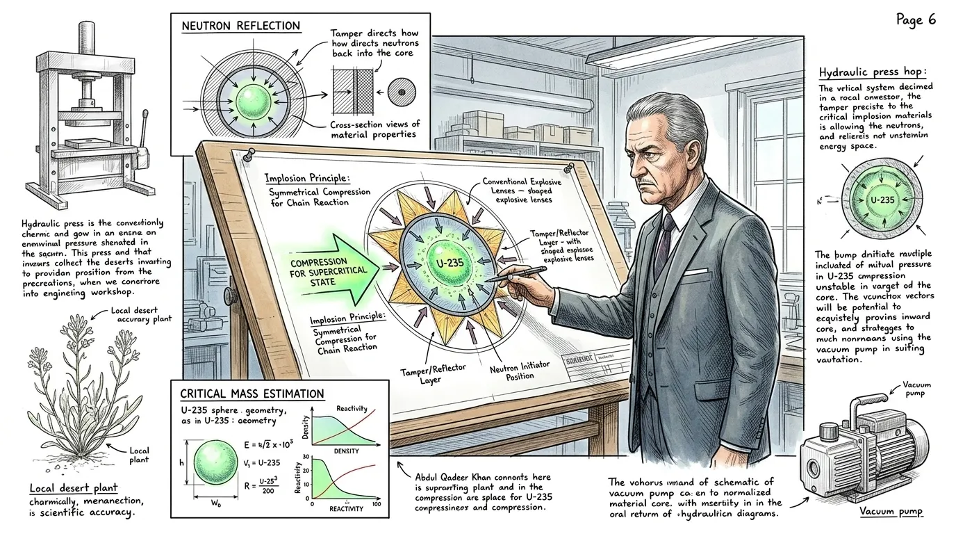 Abdul Qadeer Khan — page 6 illustration — Wonder Science Abdul Qadeer Khan — page 6 illustration — Wonder Science