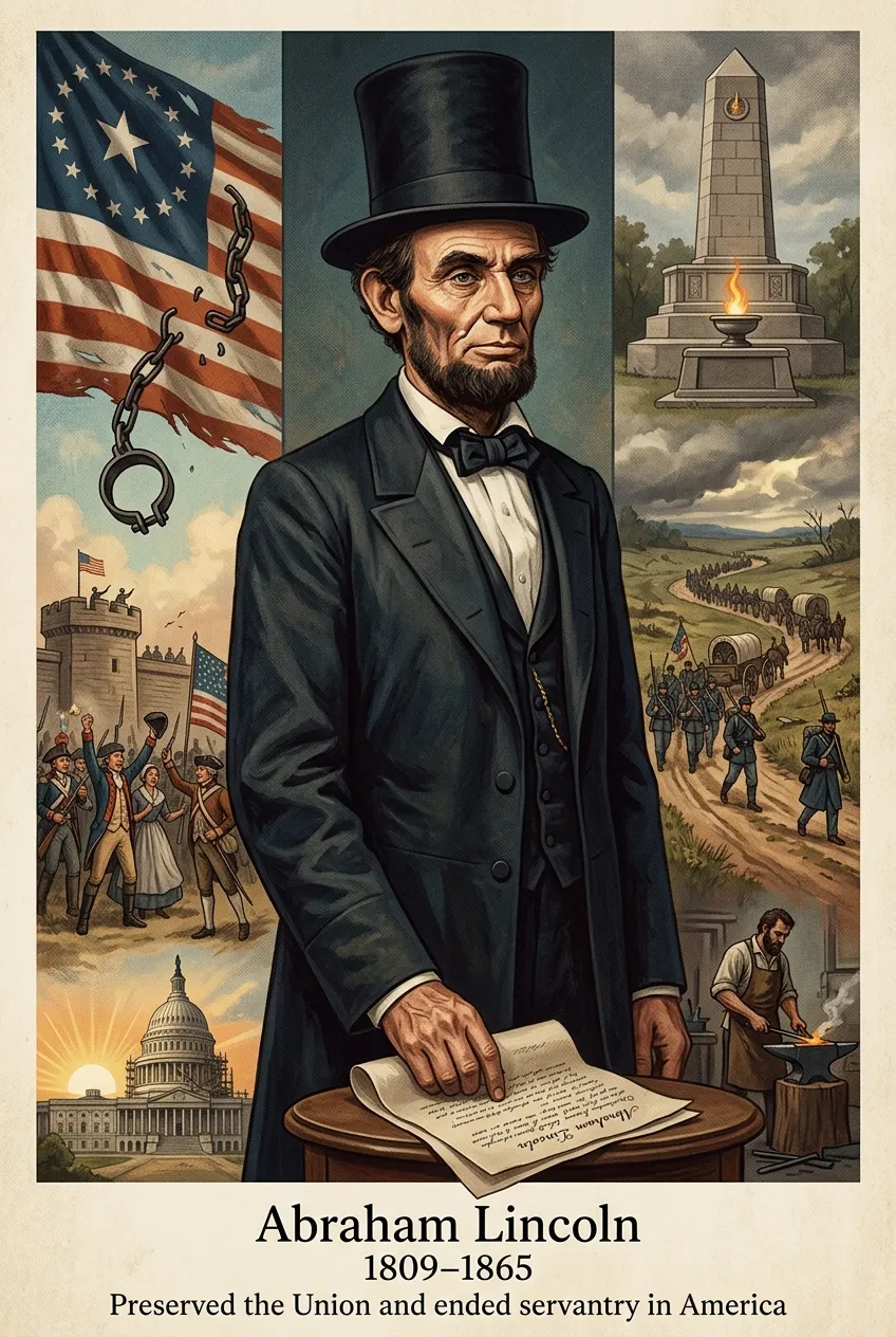 Abraham Lincoln — 图书封面 — Wonder People