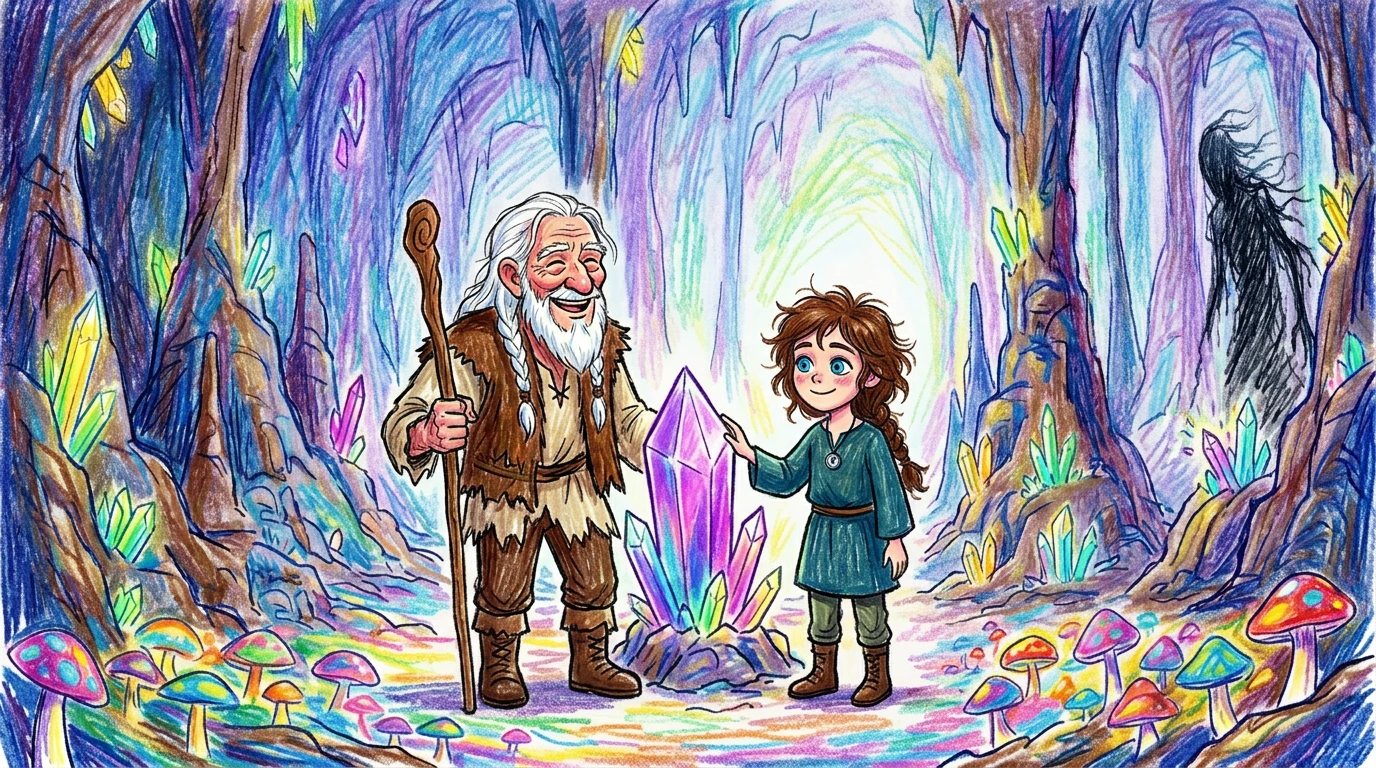 回到地底世界,水晶比以往任何时候都更加闪耀。“你拯救了我们,玛雅,”爷爷说,他的眼中闪烁着骄傲的光芒。“现在你明白这个世界是多么紧密相连了。 回到地底世界,水晶比以往任何时候都更加闪耀。“你拯救了我们,玛雅,”爷爷说,他的眼中闪烁着骄傲的光芒。“现在你明白这个世界是多么紧密相连了。