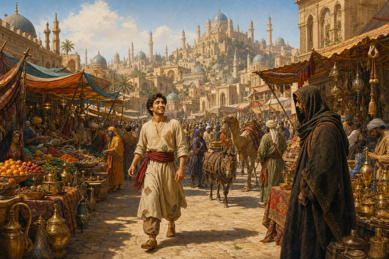 Aladdin and the Wonderful Lamp — book cover — Wonder Tales Aladdin and the Wonderful Lamp — book cover — Wonder Tales