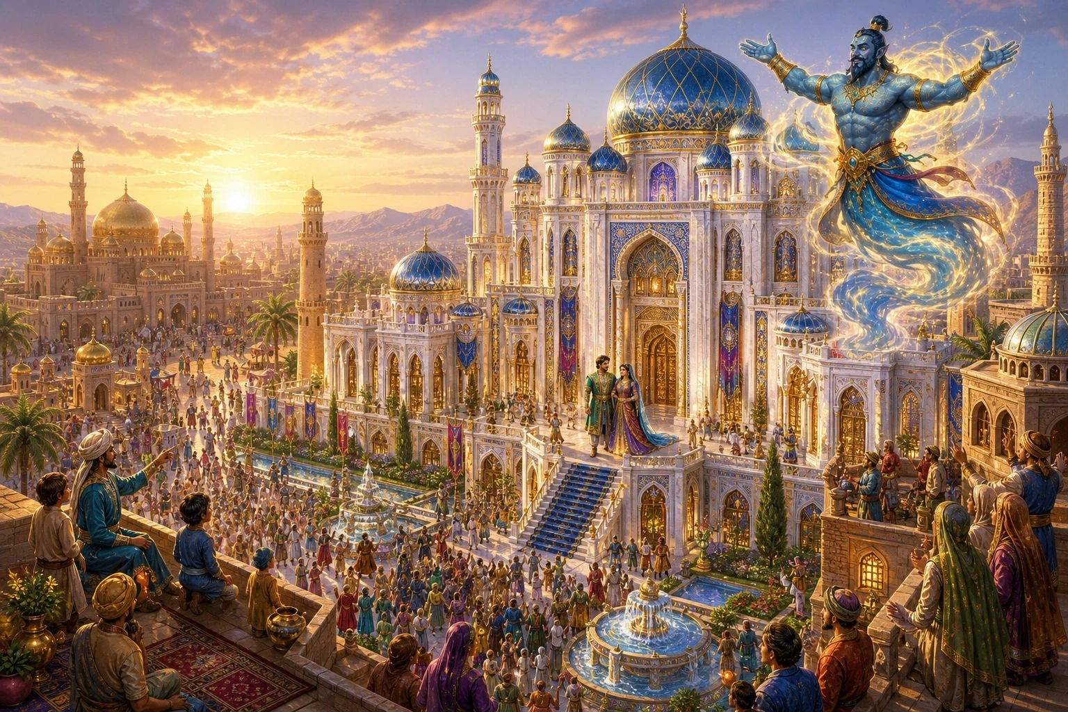 Aladdin and the Wonderful Lamp — book cover — Wonder Tales Aladdin and the Wonderful Lamp — book cover — Wonder Tales