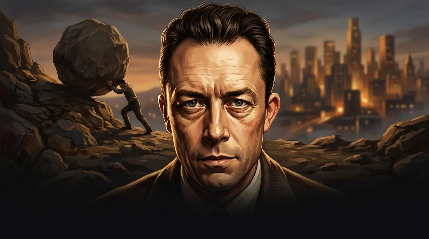Albert Camus — 图书封面 — Wonder Philosophy