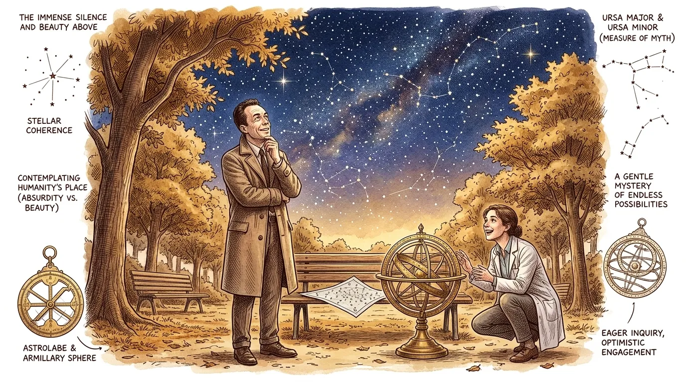 人类存在的浩瀚常常让我们面对一种深刻的寂静,使我们不禁质疑生命的内在意义。在二十世纪中叶,一位名叫阿尔贝·加缪的哲学家阐明了这种令人不安的体验,并将… 人类存在的浩瀚常常让我们面对一种深刻的寂静,使我们不禁质疑生命的内在意义。在二十世纪中叶,一位名叫阿尔贝·加缪的哲学家阐明了这种令人不安的体验,并将…
