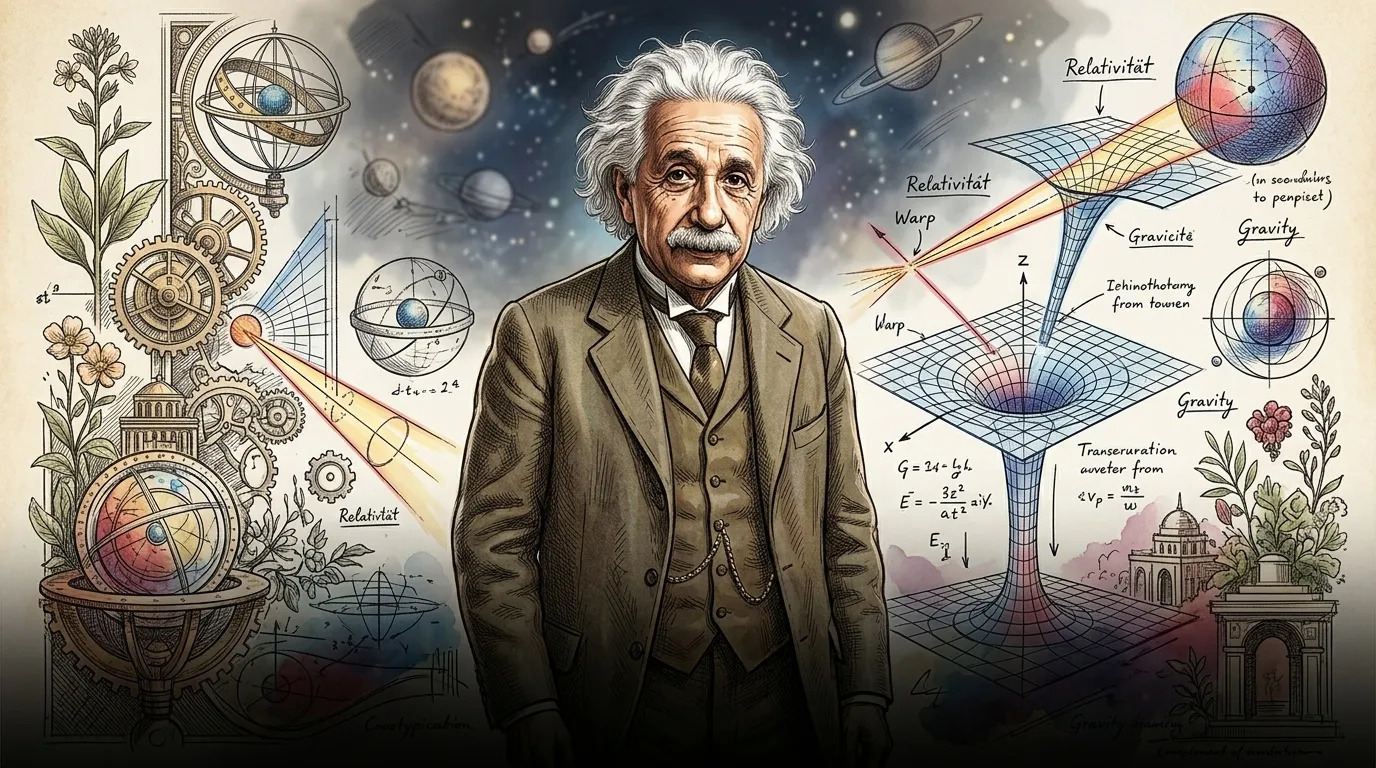 ألبرت أينشتاين: عبقرية الفيزياء — غلاف الكتاب — Wonder Science
