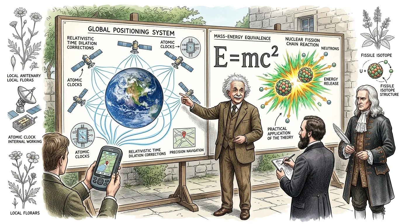 The practical applications of Einstein's theoretical physics are woven into the fabric of modern life, often in ways we take for granted.