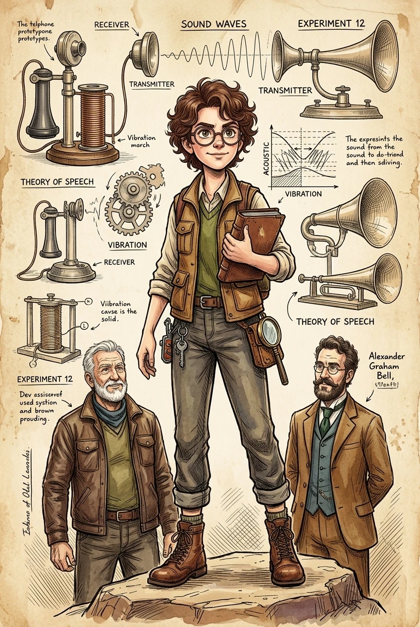 Alexander Graham Bell's First Call — 图书封面 — Wonder Inventions