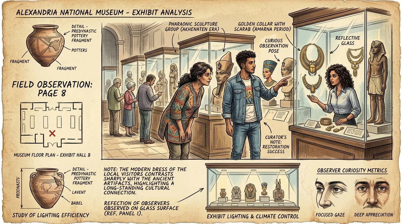 The Alexandria National Museum showcases the city's rich history through a collection of artifacts spanning various periods, from Pharaonic to Roman to Islamic. The Alexandria National Museum showcases the city's rich history through a collection of artifacts spanning various periods, from Pharaonic to Roman to Islamic.
