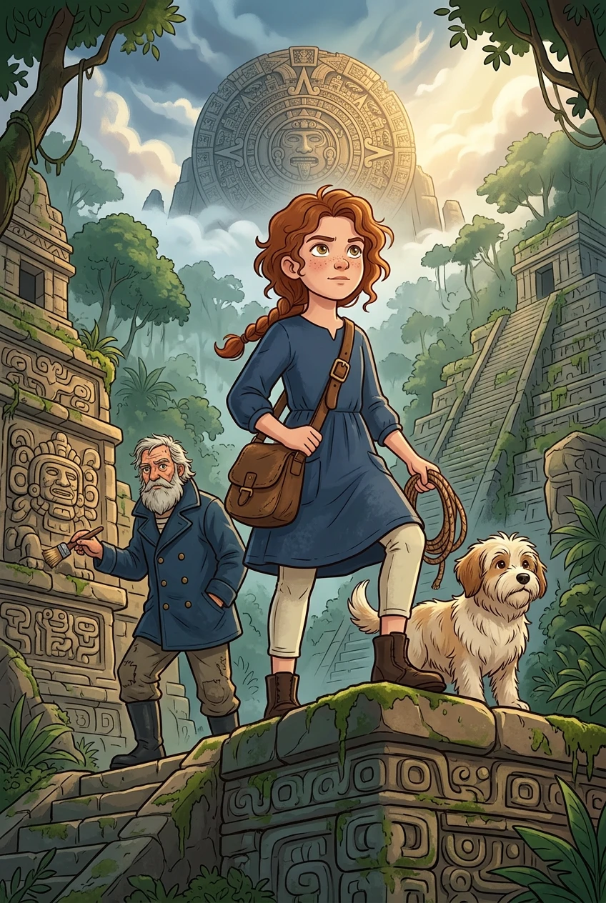 阿米莉亚的阿兹特克攀登 — 图书封面 — Wonder Books