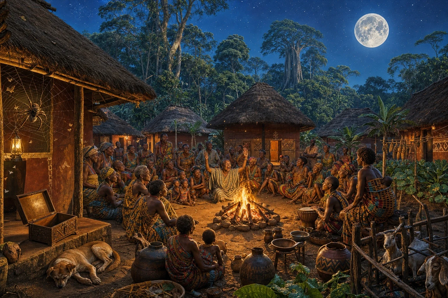 They went everywhere. They blew out over the forest and along the rivers and across the sea and into every country there is, and they got into people's houses…