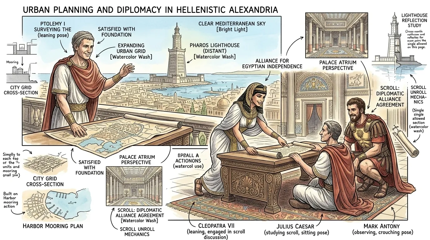 After Alexander's conquest in 332 BCE, control of Egypt fell to his general, Ptolemy I Soter, initiating the Ptolemaic Dynasty.