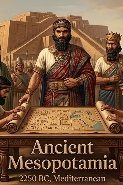 Ancient Mesopotamia (2250 BC, Mediterranean) — book cover — Wonder History Ancient Mesopotamia (2250 BC, Mediterranean) — book cover — Wonder History