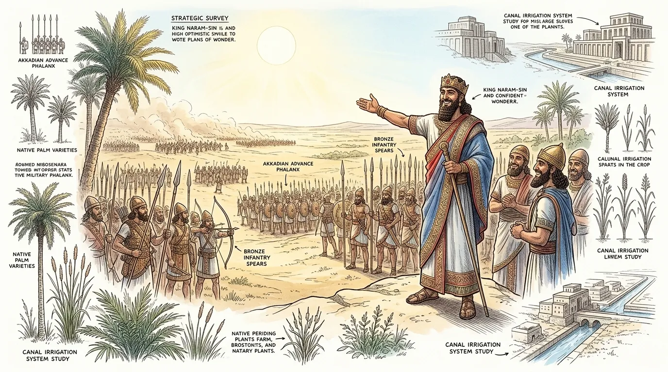 In the arid plains between the Tigris and Euphrates rivers, circa 2250 BCE, the world's first empire stood at a precipice. In the arid plains between the Tigris and Euphrates rivers, circa 2250 BCE, the world's first empire stood at a precipice.