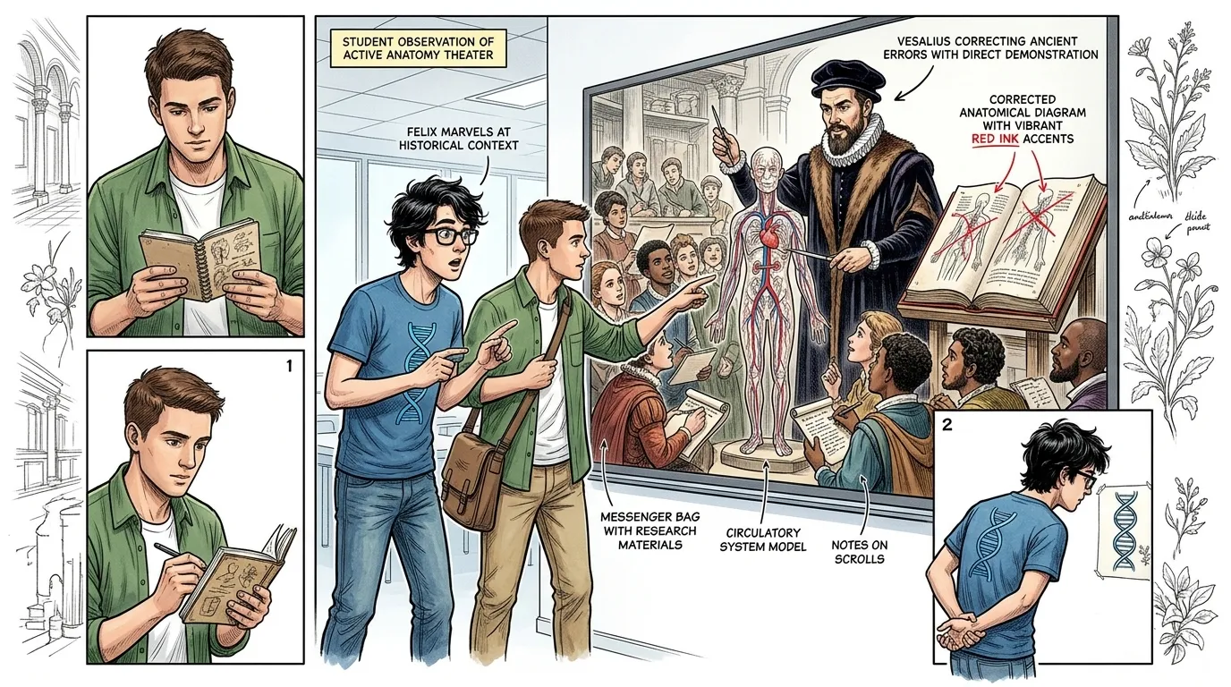 Andreas Vesalius — page 4 illustration — Wonder Science Andreas Vesalius — page 4 illustration — Wonder Science