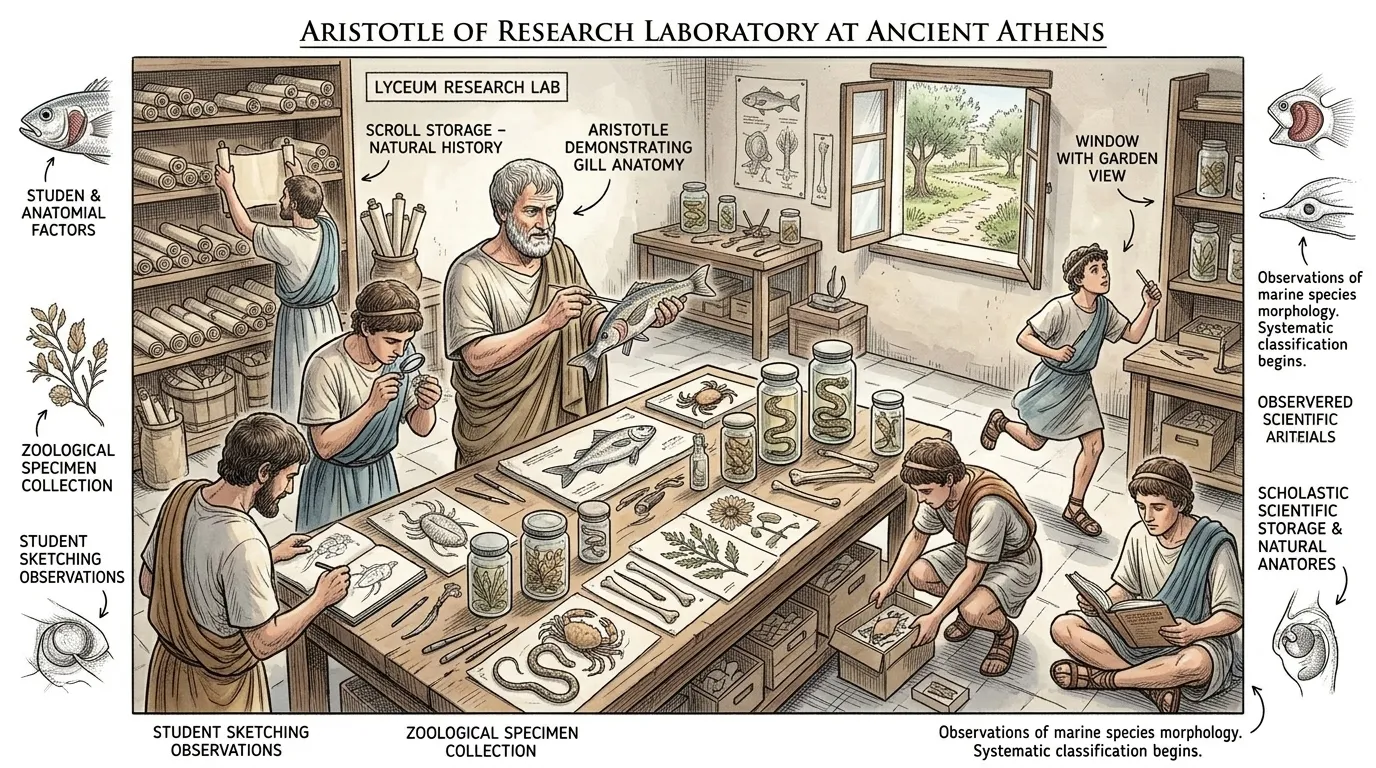 Aristotle's empirical method shone brightest in his biological studies. He painstakingly collected and categorized vast numbers of plants and animals… Aristotle's empirical method shone brightest in his biological studies. He painstakingly collected and categorized vast numbers of plants and animals…