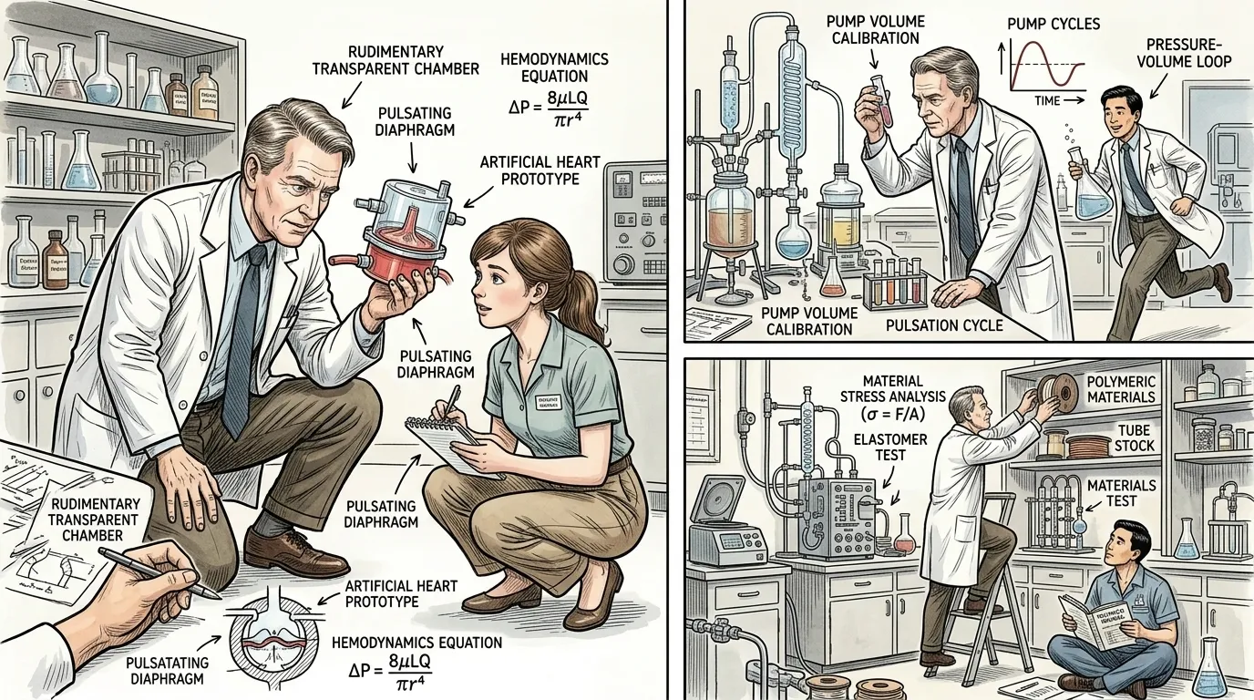 Artificial Heart — page 4 illustration — Wonder Inventions Artificial Heart — page 4 illustration — Wonder Inventions