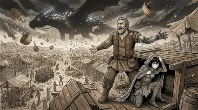 Ember ducked behind Barnaby's stall, shielding her head. This can't be happening. Sky-Leviathans haven't been seen in centuries!
