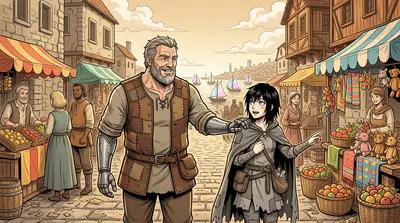 The Sky-Leviathan unleashed a searing blast of energy! The marketplace erupted in flames. Barnaby shoved Ember into the catacombs just as the entrance…