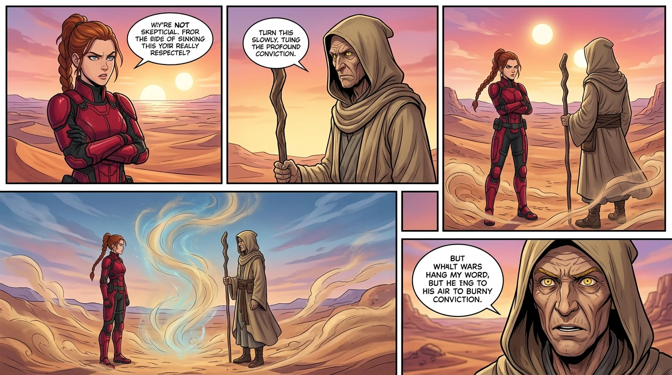 “但那些回响……不都只是故事吗?”安雅问道,声音中带着一丝怀疑。扎克转向她,目光灼灼。“它们不只是故事,安雅。它们是沙漠本身的记忆。 “但那些回响……不都只是故事吗?”安雅问道,声音中带着一丝怀疑。扎克转向她,目光灼灼。“它们不只是故事,安雅。它们是沙漠本身的记忆。