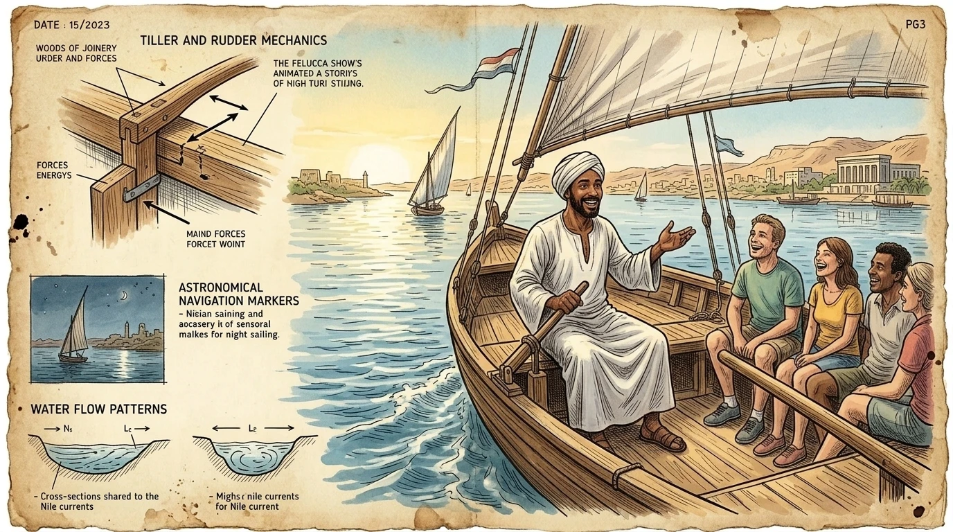 Feluccas, traditional wooden sailboats, are a common sight on the Nile, offering a serene mode of transport and leisurely tours. Feluccas, traditional wooden sailboats, are a common sight on the Nile, offering a serene mode of transport and leisurely tours.