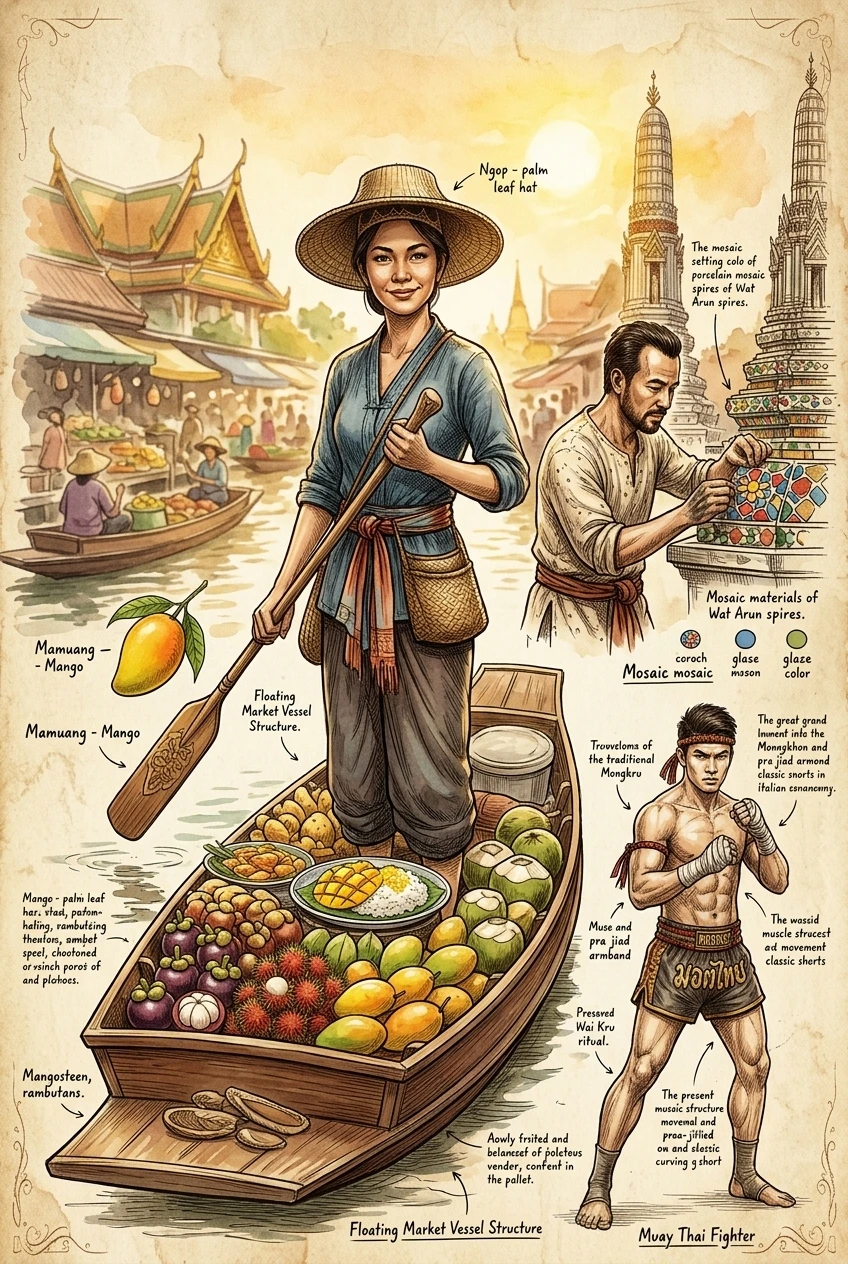 Bangkok, Thailand — 图书封面 — Wonder Travel