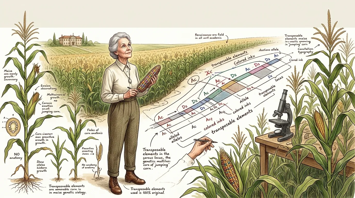 Barbara McClintock — 图书封面 — Wonder Science