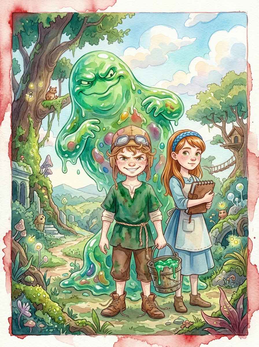 巴塞洛缪的无底鼻涕桶 — 图书封面 — Wonder Books