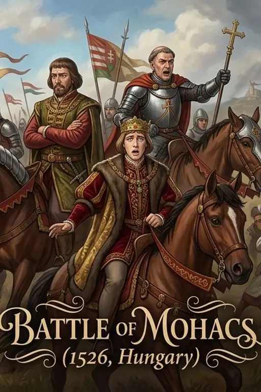 Battle of Mohacs (1526, Hungary) — book cover — Wonder History