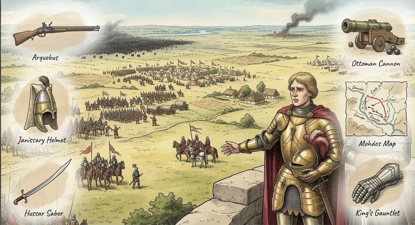 August 29, 1526. The Hungarian army, led by King Louis II, stood arrayed against the Ottoman forces of Suleiman the Magnificent near Mohács.