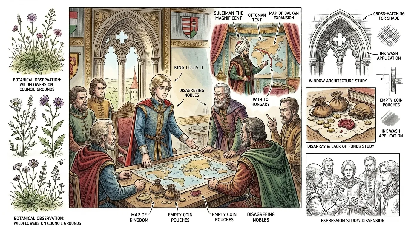 The Kingdom of Hungary, once a regional power, had been weakened by internal divisions and a series of weak rulers. King Louis II, a young and inexperienced…