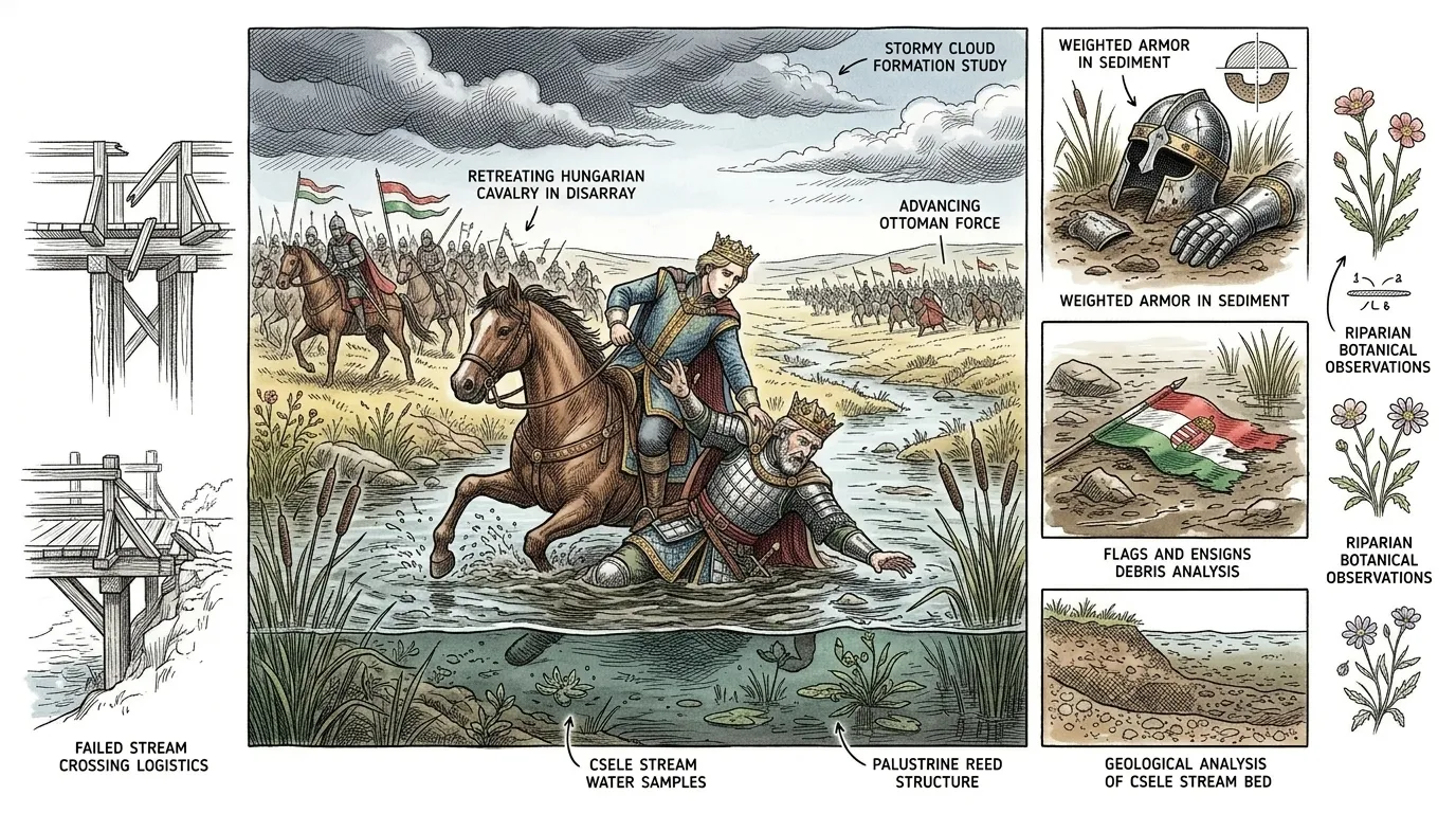 As the battle turned into a rout, King Louis II attempted to flee the battlefield. However, while attempting to cross the Csele stream, his horse stumbled, and…