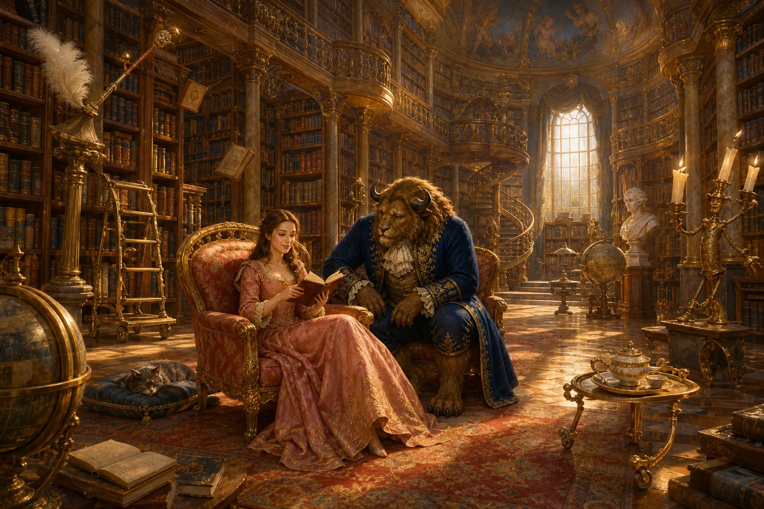 Day by day, Beauty's fear melted away. The Beast was no monster at heart: he was kind, and courteous, and wiser and gentler than anyone she had ever met, and… Day by day, Beauty's fear melted away. The Beast was no monster at heart: he was kind, and courteous, and wiser and gentler than anyone she had ever met, and…