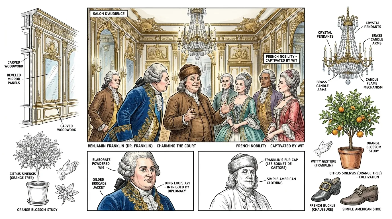 Benjamin Franklin — page 7 illustration — Wonder People