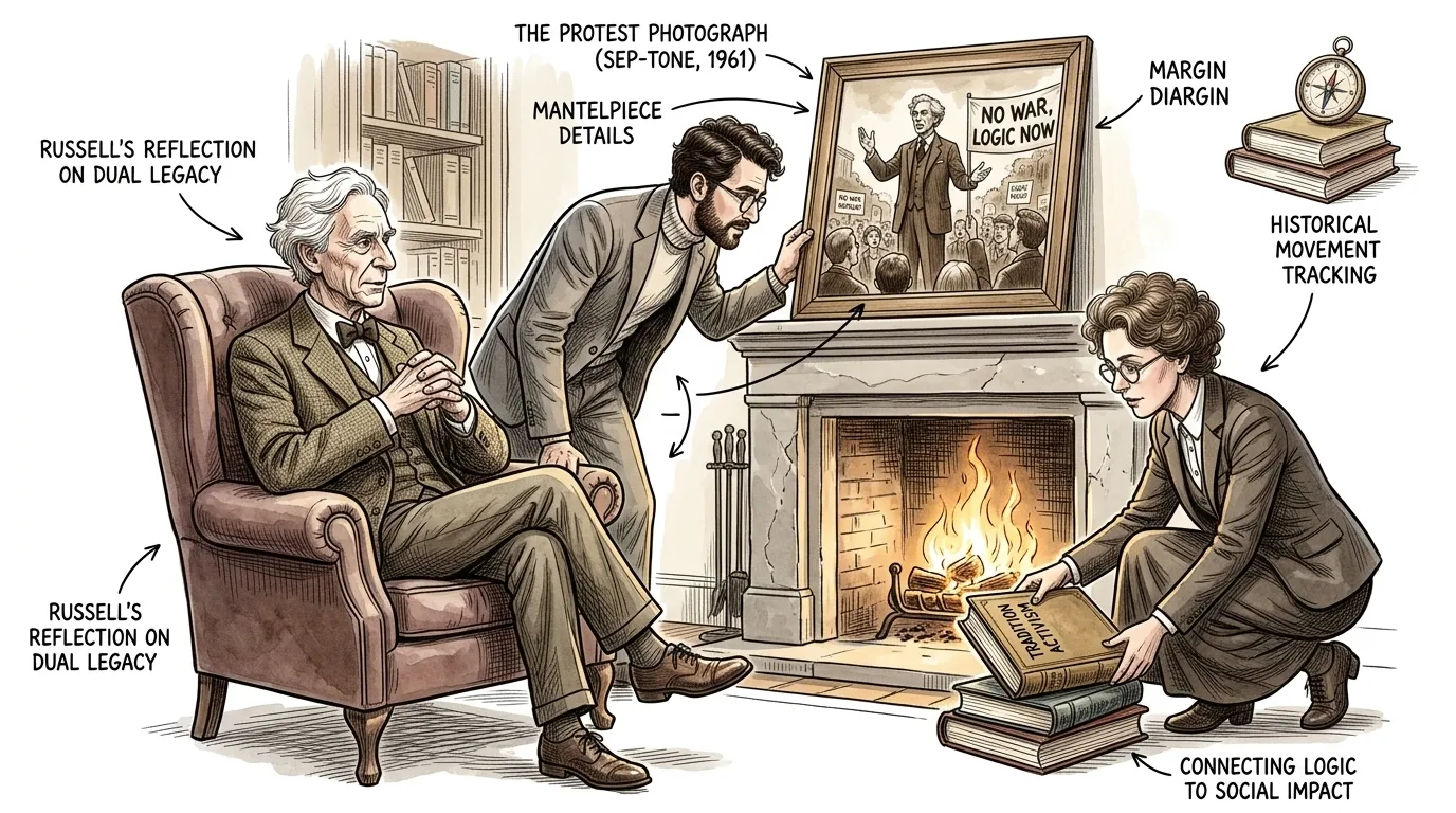 Russell's intellectual rigor was matched by his passionate engagement with social and political issues. A staunch pacifist, he vehemently opposed war… Russell's intellectual rigor was matched by his passionate engagement with social and political issues. A staunch pacifist, he vehemently opposed war…