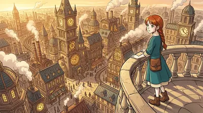 The gears of Aethelburg grind and whir, powered by the laughter of its citizens. Music, a constant, vibrant pulse, emanates from every corner of the city.