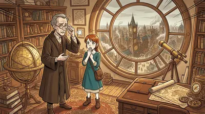 "Dismissed?" Anya gasped, her voice barely a whisper. Professor Eldrin sighed, adjusting his spectacles. "The Laughter Engine is failing, Anya.