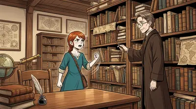 Determined, Anya exclaimed, "I can help! I know this city; I know its heart!" Professor Eldrin looked at her, a flicker of hope in his eyes.