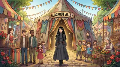 The carnival tent, usually a beacon of vibrant chaos, glowed ominously beneath the bright morning sky. The air around the tent was subtly eerie, contrasting…