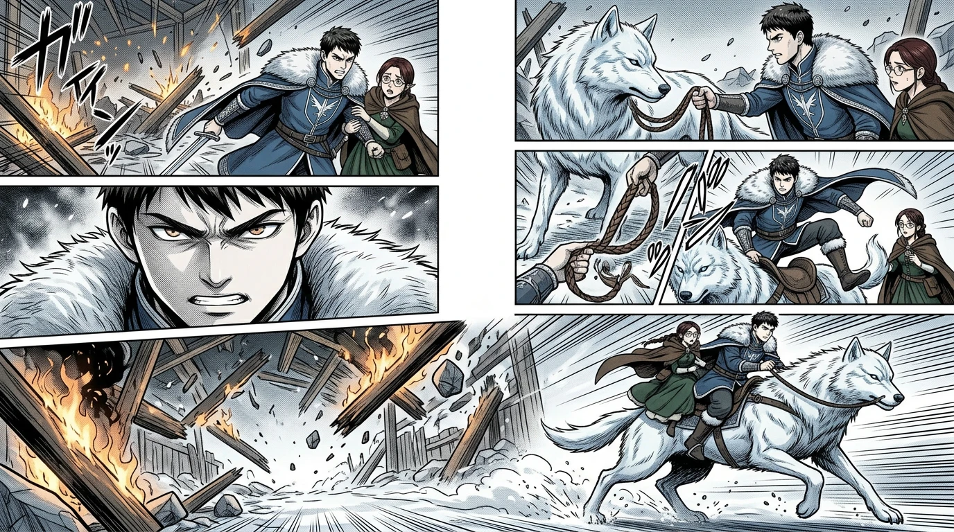 Blood of the Old Gods — page 6 illustration — Wonder Comics Blood of the Old Gods — page 6 illustration — Wonder Comics