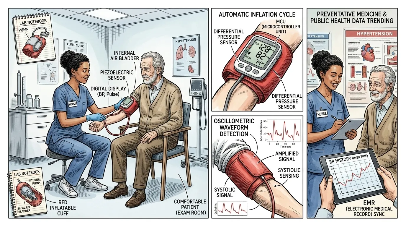 Blood Pressure Cuff — page 9 illustration — Wonder Inventions