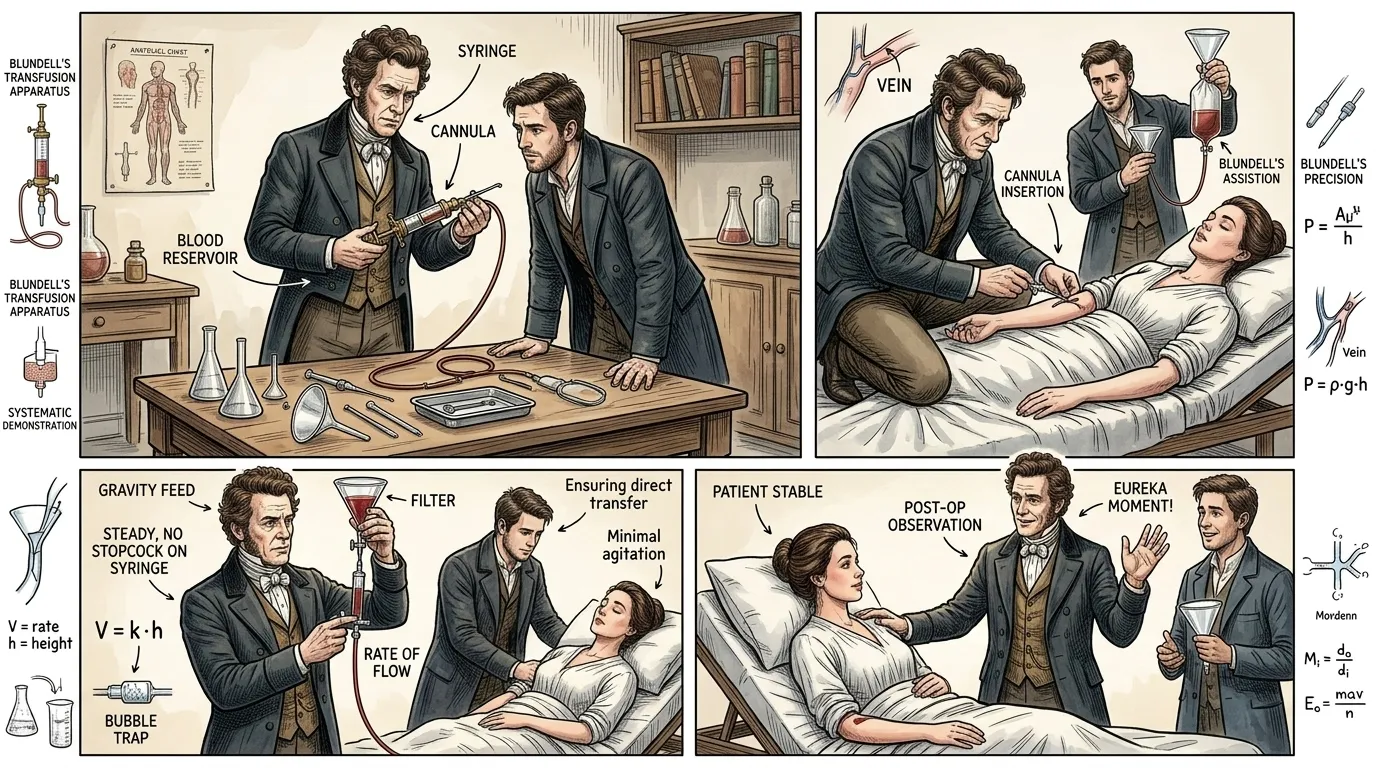 Blood Transfusion System — page 4 illustration — Wonder Inventions Blood Transfusion System — page 4 illustration — Wonder Inventions