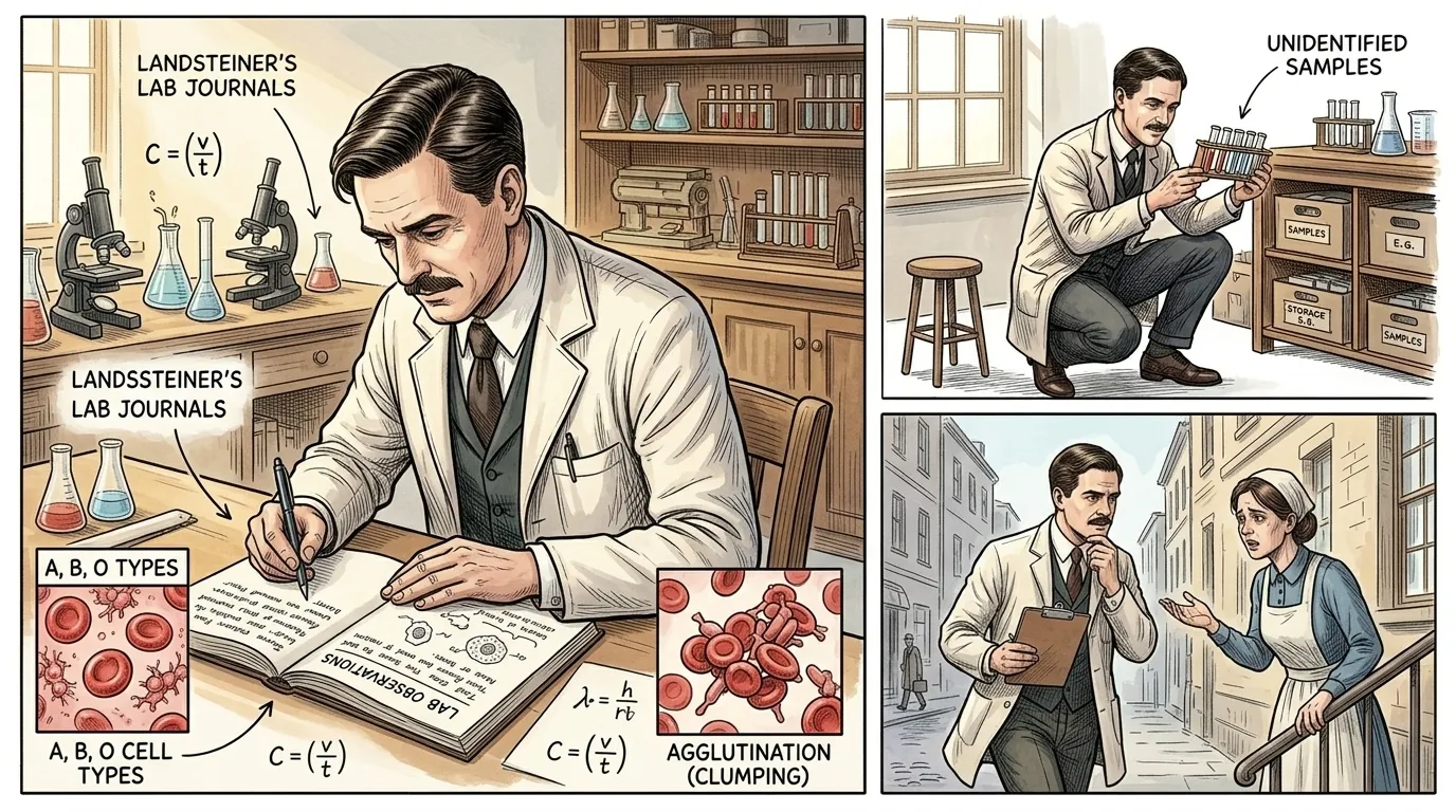 Blood Typing — page 6 illustration — Wonder Inventions Blood Typing — page 6 illustration — Wonder Inventions