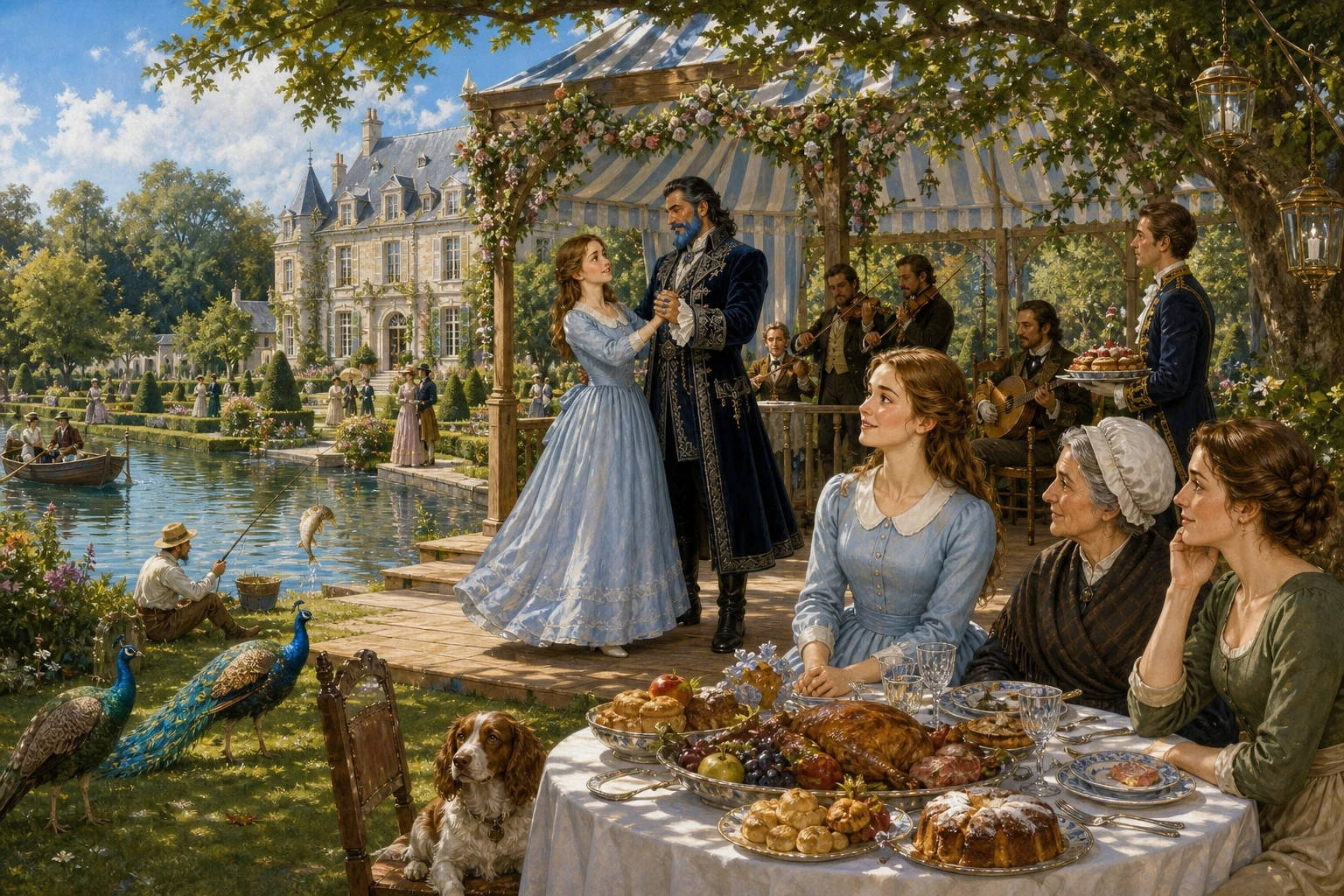 Bluebeard welcomed them all to his country house, and for a whole week there was nothing but pleasure. Every day brought something new: hunting parties in the… Bluebeard welcomed them all to his country house, and for a whole week there was nothing but pleasure. Every day brought something new: hunting parties in the…