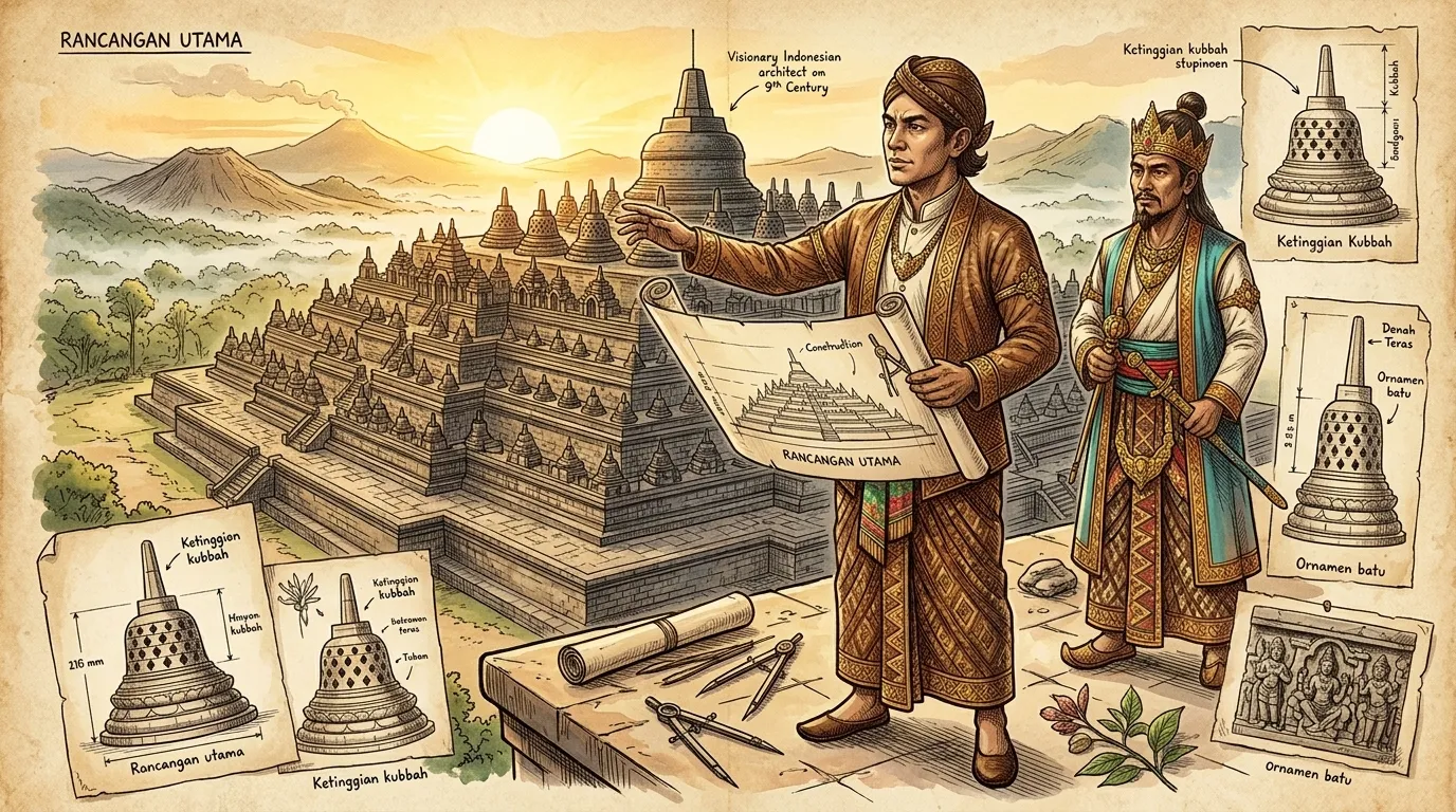 Borobudur (Indonesia — 825) — 图书封面 — Wonder Arts