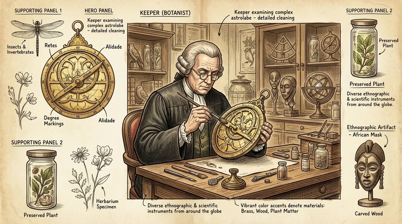 British Museum founded (London, UK — 1753) — page 7 illustration — Wonder Arts