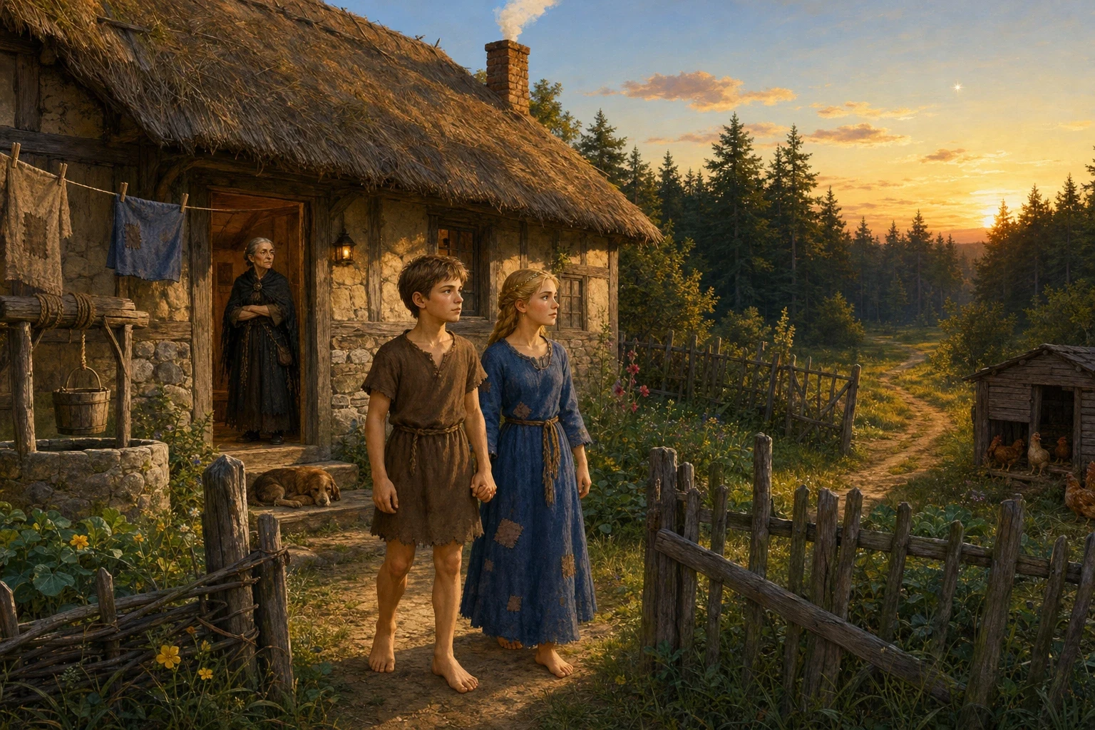 There was once a brother and a sister who loved each other with all their hearts. Their own mother was dead, and their father had married again, and the new… There was once a brother and a sister who loved each other with all their hearts. Their own mother was dead, and their father had married again, and the new…