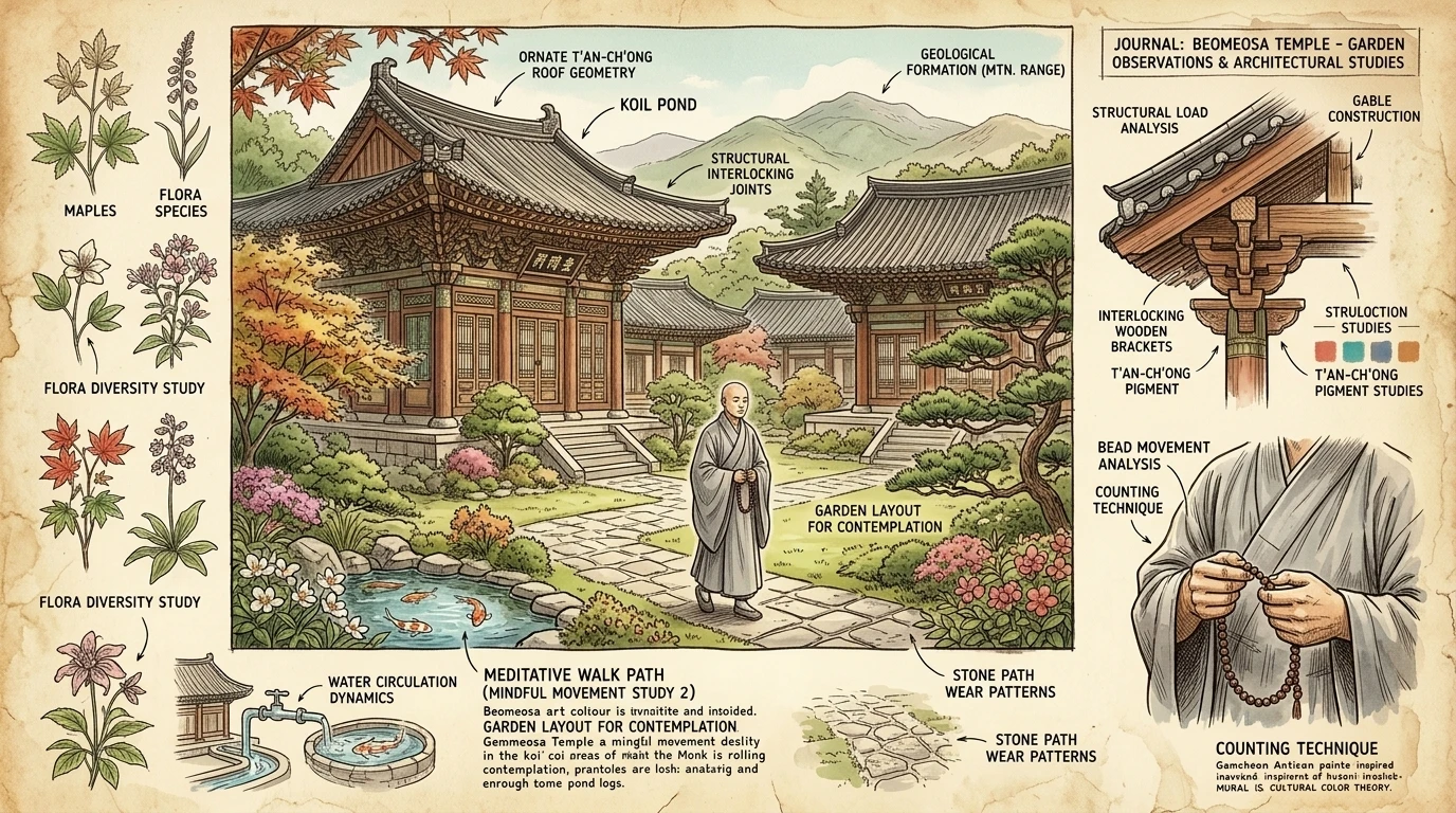 梵鱼寺坐落在群山之中,是远离城市喧嚣的一片宁静之地。它始建于公元六百七十八年,华丽的木质建筑和宁静的花园引人深思。 梵鱼寺坐落在群山之中,是远离城市喧嚣的一片宁静之地。它始建于公元六百七十八年,华丽的木质建筑和宁静的花园引人深思。