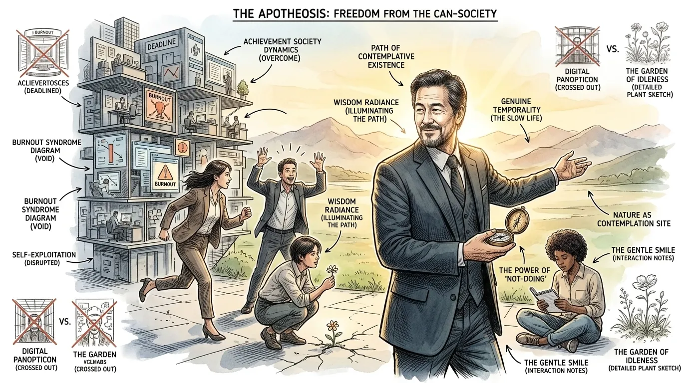 韩炳哲的哲学为理解当代生活的弊病提供了重要的诊断工具。他的见解促使我们重新评估与工作、科技和内心自我的关系。通过认识到“功绩社会”的阴险要求，我们获…