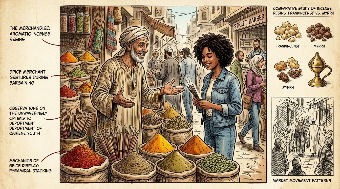 Der Khan el-Khalili-Markt strotzt vor Farben und Aromen, während Händler Pyramiden von Gewürzen ausstellen, von Safran und Kurkuma bis Kreuzkümmel und Kardamom. Der Khan el-Khalili-Markt strotzt vor Farben und Aromen, während Händler Pyramiden von Gewürzen ausstellen, von Safran und Kurkuma bis Kreuzkümmel und Kardamom.