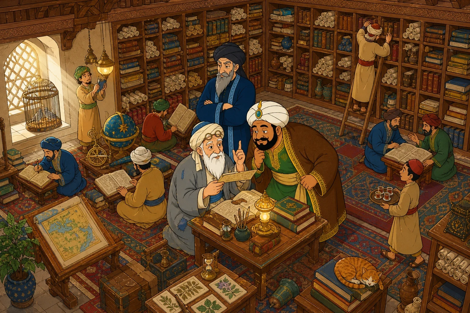 There was one man in Baghdad who could read anything, and his name was Selim. They found him in the House of Learning, in a room so full of books that the…