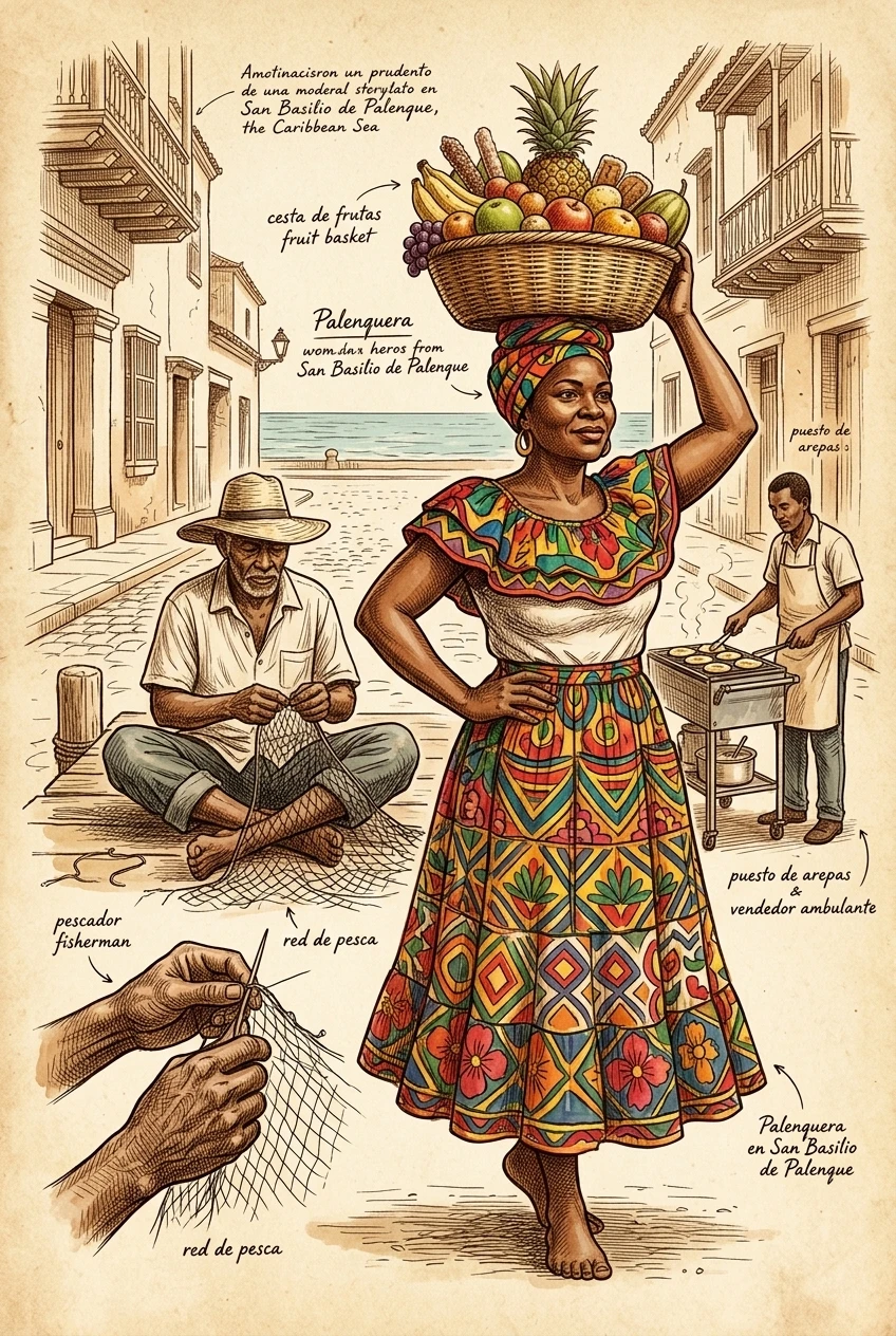 Cartagena, Colombia — 图书封面 — Wonder Travel